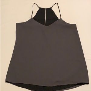 Express Reversible Tank Top - Grey/Black sz M